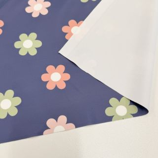 Raincoat fabric Flowers jeans