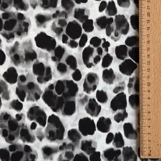 Viscoză SATIN Animal skin black digital print