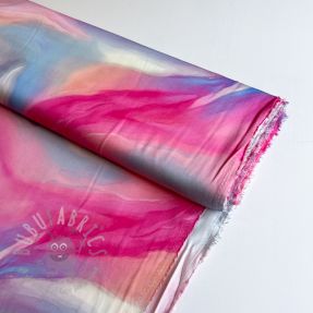 Viscoză SATIN Illusion pink digital print