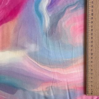 Viscoză SATIN Illusion pink digital print