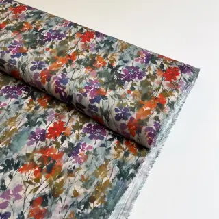 Viscoză SATIN Flowie Kin off white digital print