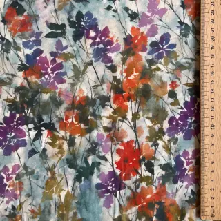 Viscoză SATIN Flowie Kin off white digital print