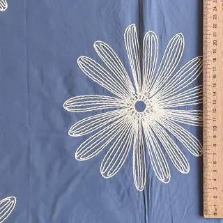 Țesătură din bumbac EMBROIDERY Flowie jeans