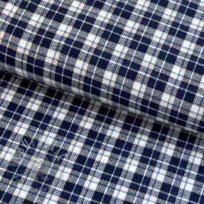 Țesătură din bumbac YARN DYED CHECK BRUSHED Silva design B