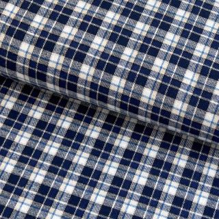 Țesătură din bumbac YARN DYED CHECK BRUSHED Silva design B
