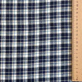 Țesătură din bumbac YARN DYED CHECK BRUSHED Silva design B