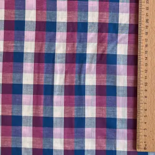 Țesătură din bumbac YARN DYED Square cerise