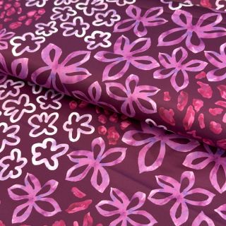 Satin ROYAL MICRO Abstarct bordeaux