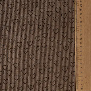 Catifea raiată STRETCH Little love taupe