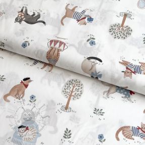 Țesătură din bumbac Vive la France design A digital print