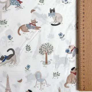 Țesătură din bumbac Vive la France design A digital print