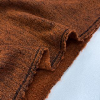 Stofă palton PRATO wool brick melange