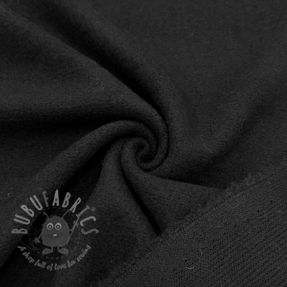 Stofă palton PRATO wool black in black