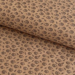 Catifea raiată STRETCH Little hedgehog sand