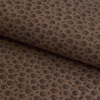 Catifea raiată STRETCH Little hedgehog taupe