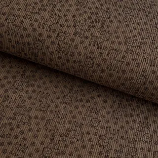 Catifea raiată STRETCH Little deer taupe