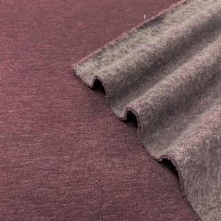 Jerse trening pieptănat JOGGING aubergine melange