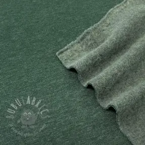 Jerse trening pieptănat JOGGING dark green melange