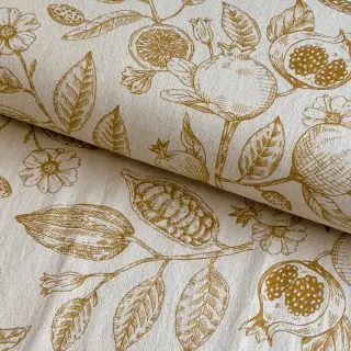 Țesătură decorativă RUSTIC VINTAGE PRINT Granata peanut