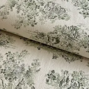 Țesătură decorativă RUSTIC VINTAGE PRINT Gabrielle kaki