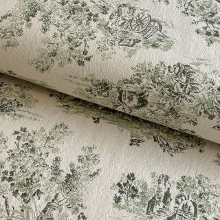 Țesătură decorativă RUSTIC VINTAGE PRINT Gabrielle kaki