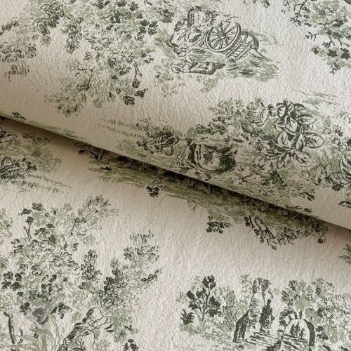 Țesătură decorativă RUSTIC VINTAGE PRINT Gabrielle kaki