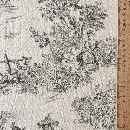 Țesătură decorativă RUSTIC VINTAGE PRINT Gabrielle fusian