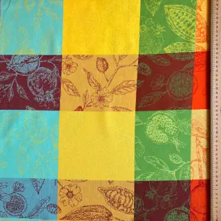 Țesătură decorativă FRENCH TABLE CLOTH JACQUARD Cabosse allover summer