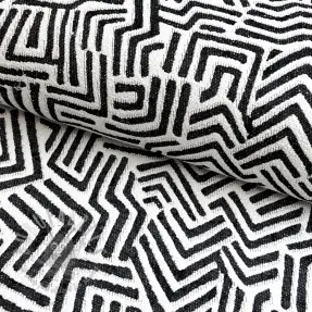 Țesătură decorativă jacquard Mesopotamie allover graphite