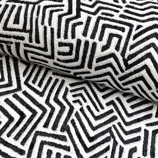 Țesătură decorativă jacquard Mesopotamie allover graphite