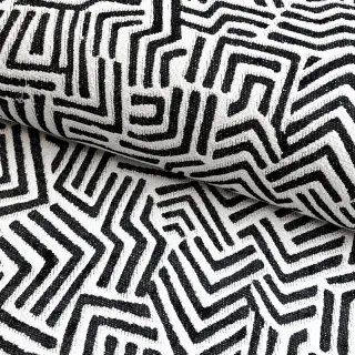 Țesătură decorativă jacquard Mesopotamie allover graphite