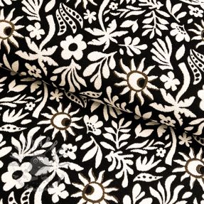 Țesătură decorativă jacquard Sunlight noir