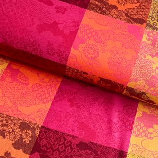 Țesătură decorativă FRENCH TABLE CLOTH JACQUARD Niwa allover harissa