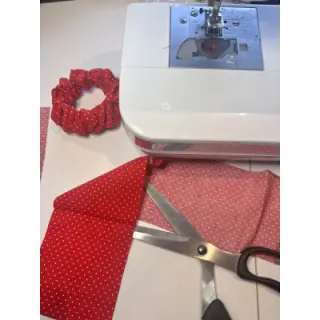 Țesătură din bumbac Petit dots red