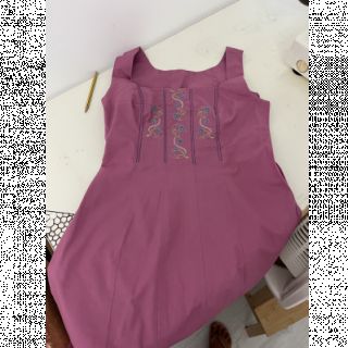 Poplin din bumbac mauve