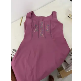 Poplin din bumbac mauve