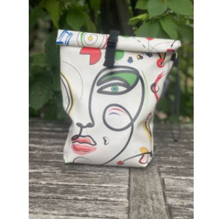 Cataramă trident metalică 25 mm anthracite