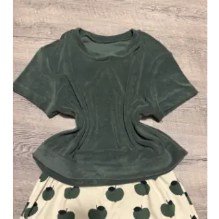 Frotir elastic dark green
