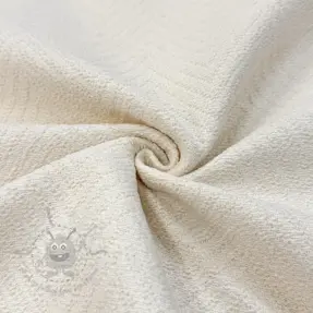 Țesătură decorativă jacquard Saxo ecru