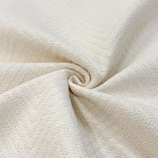 Țesătură decorativă jacquard Saxo ecru