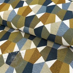Țesătură decorativă jacquard Mustang blue