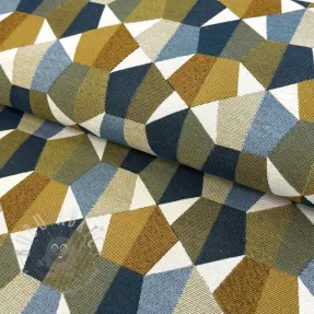 Țesătură decorativă jacquard Mustang blue