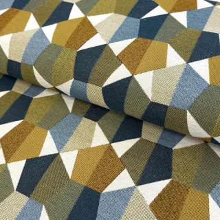 Țesătură decorativă jacquard Mustang blue