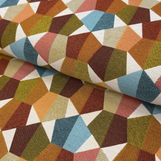 Țesătură decorativă jacquard Mustang multi