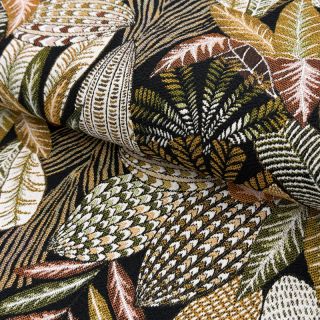 Țesătură decorativă jacquard Egypte noir