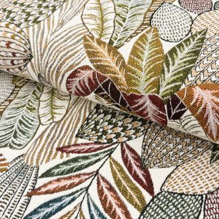 Țesătură decorativă jacquard Egypte blanc