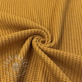 Țesătura tricotata BIG KNIT mustard