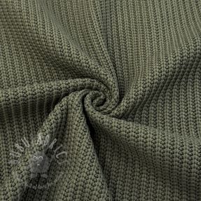 Țesătura tricotata BIG KNIT camo green