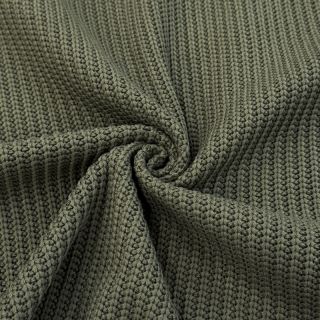 Țesătura tricotata BIG KNIT camo green