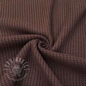 Țesătura tricotata BIG KNIT dark brown